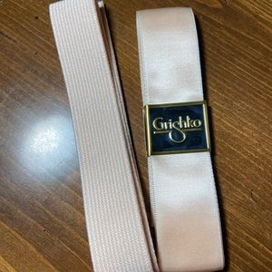 Pointe shoe ribbon and elastic set